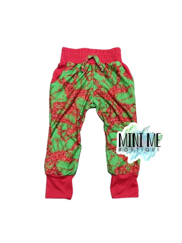 Christmas Crackle Joggers 12/18 to 4T