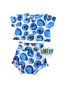 Blueberry Crop Top 18M to 5T