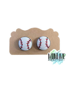 Baseball Earrings